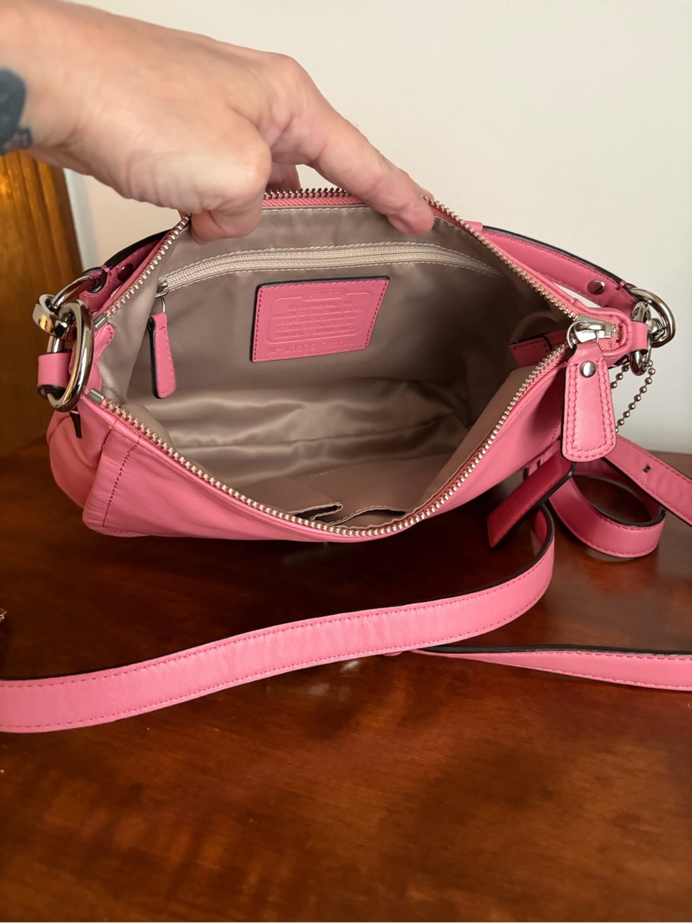 Coach Kristin Convertible Leather Bag AS IS *READ* - Picture 7 of 7